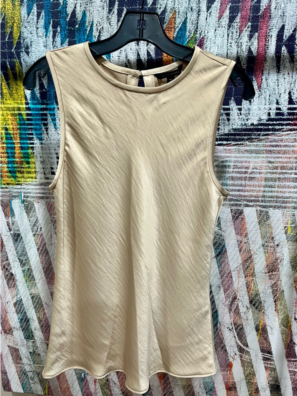 Banana Republic Gold Sleeveless Tank